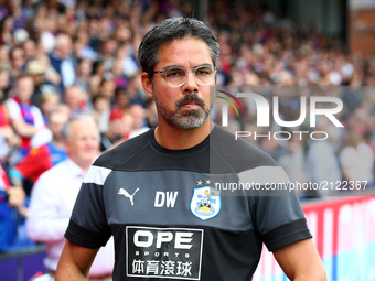 Huddersfield Town manager David Wagner 
during Premier League  match between Crystal Palace and Huddersfield Town at Selhurst Park Stadium,...