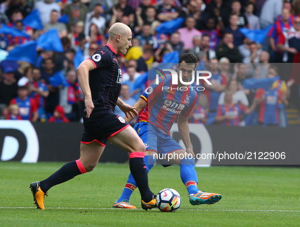 Huddersfield Town's Aaron Mooy
during Premier League  match between Crystal Palace and Huddersfield Town at Selhurst Park Stadium, London,...