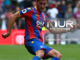 Crystal Palace's Joel Ward
during Premier League  match between Crystal Palace and Huddersfield Town at Selhurst Park Stadium, London,  Engl...