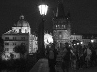 The Charles Bridge is the oldest bridge in Prague, and crosses the Vltava River from the Old Town to the Small Town was built in 1357 with t...