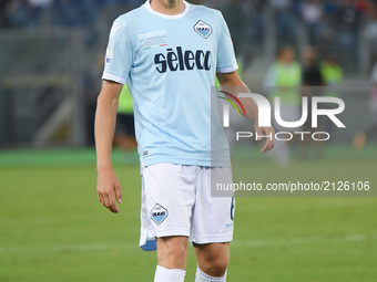Lucas Leiva, during the Italian SuperCup TIM football match Juventus vs lazio on August 13, 2017 at the Olympic stadium in Rome. (