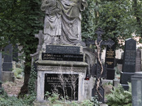 The Olsany Cemetery is the largest cemetery in the city of Prague, was created in 1680.15 August 2017 Czech Republic (