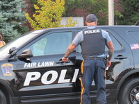 Fair Lawn Police Watch Over and Guard The Rally during Women of Action New Jersey  Rally for Unity and Peace with Mayor, Councilwoman, full...