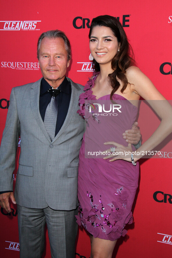 John Savage, Blanca Blanco
at the Crackle Summer Premieres of 'Sequestered' and 'Cleaners' 1 OAK L.A, West Hollywood, CA 08-14-14
  