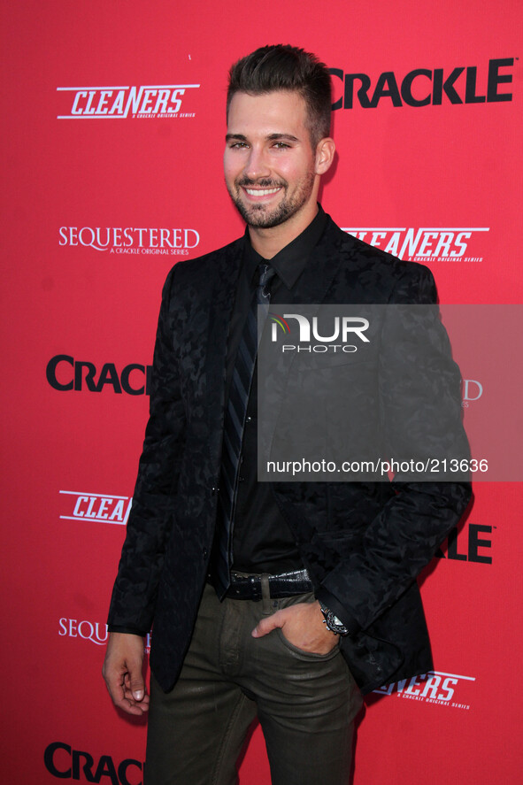 James Maslow
at the Crackle Summer Premieres of 'Sequestered' and 'Cleaners' 1 OAK L.A, West Hollywood, CA 08-14-14
  