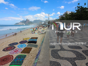 Rio de Janeiro, Brazil, September 2, 2017: Beginning of September has a sunny and hot day in Rio. With only 20 days left 
until the beginnin...
