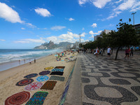 Rio de Janeiro, Brazil, September 2, 2017: Beginning of September has a sunny and hot day in Rio. With only 20 days left 
until the beginnin...