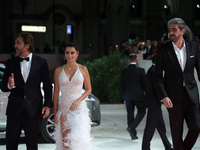 Venice, Italy. 06 September, 2017.  Javier Bardem, Penelope Cruz and Fernando Leon de Aranoa attend the premiere of the movie 'Loving Pablo'...