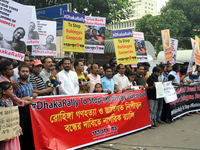 Ganajagaran Mancha, a platform of youths in Bangladesh that campaigns for highest punishment for those found guilty in committing genocide a...