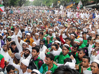 Indian Muslim March a mass protest rally during a protest against the persecution of Myanmar's Rohingya Muslim minority in Kolkata, India, S...