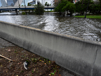 Flood water resides from parts of Jacksonville, FL after Hurricane Irma took an unexpected turn and caused massive power outages and coastal...