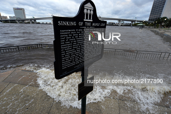 Flood water resides from parts of Jacksonville, FL after Hurricane Irma took an unexpected turn and caused massive power outages and coastal...