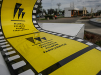 The timer counting time remained until the start of the festival is seen in Gdynia, Poland on 12 September 2017 
Polish Film Festival is one...