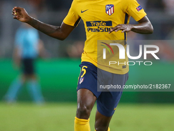 
Thomas Partey of Atletico  during the UEFA Champions League Group C football match between AS Roma and Atletico Madrid on September 12, 201...
