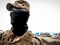 The Kurdish Security Forces were on high alert on August 19, 2014 around Badriya after the Mosul dam was taken back from the Islamic State g...