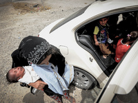 A family of 7 including a nine-day-old baby were forced to flee advancing Islamic State jihadists near Sinjar. After an 11 hour wait in scor...