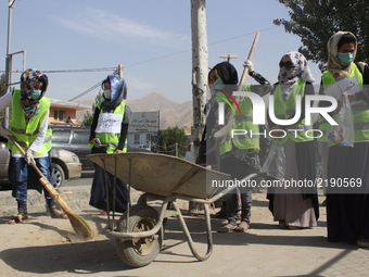 For the first time, young girls in the Badakhshan province of northern Afghanistan launched a clean road campaign on 16 September 2017.Young...