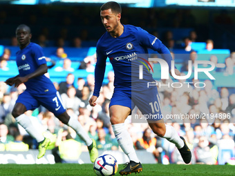 Chelsea's Eden Hazard
during the Premier League match between Chelsea and Arsenal at Stamford Bridge, London, England on 17 Sept  2017. 

 (