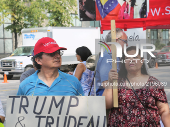 Canadians rally to demand an end to American attempts at a 'regime change' in Venezuela and to denounce Canada's complicity to overthrow the...
