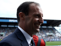 Massimiliano Allegri manager of Juventus uring the Serie A match between US Sassuolo and Juventus at Mapei Stadium - Citta' del Tricolore on...