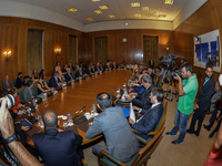 Cabinet meeting of the Greek government in the Parliament, in Athens on September 18, 2017. (