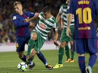 Deulofeu during the spanish league match between FC Barcelona and Eibar at Camp Nou Stadium in Barcelona, Spain on September 19, 2017 (