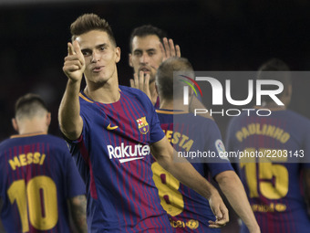 Denis Suarez during the spanish league match between FC Barcelona and Eibar at Camp Nou Stadium in Barcelona, Spain on September 19, 2017 (