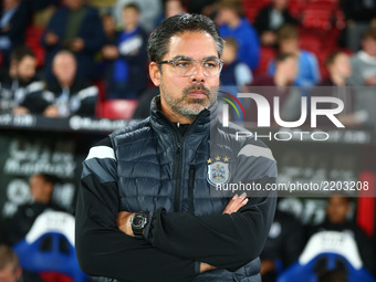 Huddersfield Town manager David Wagner 
during Carabao Cup 3rd Round match between Crystal Palace and Huddersfield Town at Selhurst Park Sta...