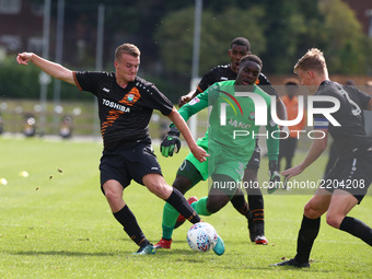 Tom Day of Barnet
during Central League Cup match between Barnet Under 23s and Southend United Under 23s at Barnet Training Ground, London,...