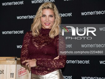 Elsa Pataki attends the new Women's Secret campaign photocall in Madrid on September 20, 2017 (