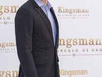Actor Pedro Pascal attends 'Kingsman: El Circulo De Oro' photocall at the Palacio de los Duques Hotel on September 20, 2017 in Madrid, Spain...