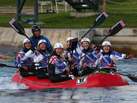 The Lee Valley Devils (GB1 U19W)
during the British Canoeing 2017 British Open Slalom Championships at Lee Valley White Water Centre on Sept...