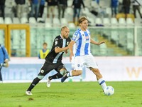 Alessandro Crescenzi of Pescara Cacio runs the ball during Italy Serie B match between Pescara Calcio and Virtus Entella  at Stadium Adriati...