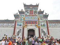 The Award Ceremony of the openining stage of 2017 Tour of China 2 took place in front of an ancien temple, The Pan Clan Ancestral Hall of....