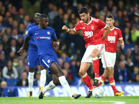 Nottingham Forest's Andreas Bouchalakis
during Carabao Cup 3rd Round match between Chelsea and Nottingham Forest at Stamford Bridge Stadium,...