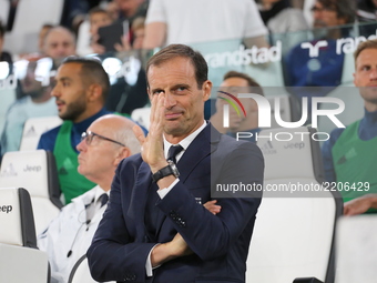 Massimiliano Allegri, head coach of Juventus FC, before the Serie A football match between Juventus FC and ACF Fiorentina at Allianz Stadium...