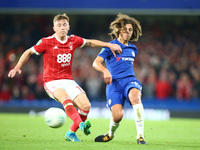 Chelsea's Ethan Ampadu
during Carabao Cup 3rd Round match between Chelsea and Nottingham Forest at Stamford Bridge Stadium, London,  England...