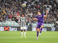 Federico Chiesa (ACF Fiorentina)  in action during the Serie A football match between Juventus FC and ACF Fiorentina at Allianz Stadium on 2...