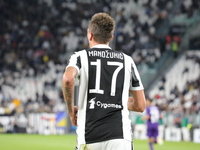 Mario Mandzukic (Juventus FC) during the Serie A football match between Juventus FC and ACF Fiorentina at Allianz Stadium on 20 September, 2...