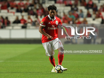 Benficas defender Eliseu from Portugal during the Portuguese Cup 2017/18 match between SL Benfica v SC Braga, at Luz Stadium in Lisbon on Se...