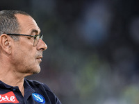 Maurizio Sarri manager of Napoli during the Serie A match between Lazio and Napoli at Olympic Stadium, Roma, Italy on 20 September 2017.  (