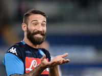 Lorenzo Tonelli of Napoli during the Serie A match between Lazio and Napoli at Olympic Stadium, Roma, Italy on 20 September 2017.  (