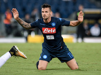 Christian Maggio of Napoli during the Serie A match between Lazio and Napoli at Olympic Stadium, Roma, Italy on 20 September 2017.  (