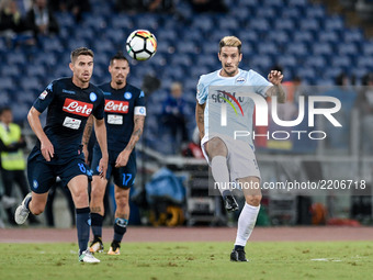 Luis Alberto of Lazio during the Serie A match between Lazio and Napoli at Olympic Stadium, Roma, Italy on 20 September 2017.  (