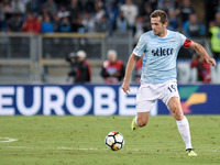 Senad Lulic of Lazio during the Serie A match between Lazio and Napoli at Olympic Stadium, Roma, Italy on 20 September 2017.  (
