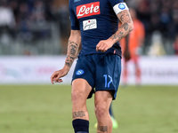 Marek Hamsik of Napoli during the Serie A match between Lazio and Napoli at Olympic Stadium, Roma, Italy on 20 September 2017.  (