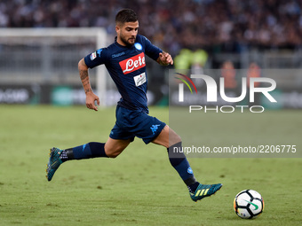 Lorenzo Insigne of Napoli during the Serie A match between Lazio and Napoli at Olympic Stadium, Roma, Italy on 20 September 2017.  (