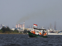 Tanjung Priok gas and steam power plant, seen from Ancol beach, North Jakarta on Tuesday, September 19, 2017. Tanjung Priok gas and steam po...