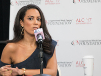 Angela Rye, political commentator on CNN and an NPR political analyst, hosted Senator Cory Booker (D-NJ), on her podcast 'On 1 with A. Rye',...