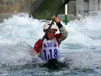 Luke Royle  of Great Britain
competes in Forerunners
during the British Canoeing 2017 British Open Slalom Championships at Lee Valley White...